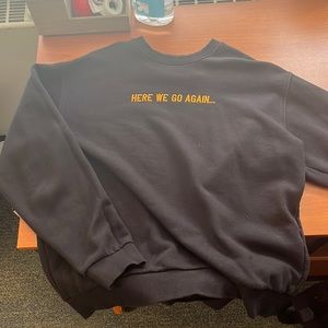 Black crewneck